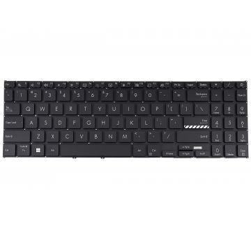 Tastatura Neagra Asus VivoBook 15 X1502VA iluminata layout US fara rama enter mic Tastatura Neagra Asus VivoBook 15 X1502VA iluminata layout US fara rama enter mic