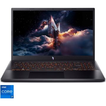 Acer Laptop Gaming Acer Nitro V 15 ANV15-52, Display 15.6 FHD 1920x1080, IPS, Procesor Intel® Core™ i7-13620H, Memorie RAM 16GB DDR4, Capacitate de stocare 1TB SSD, Placa video dedicata GeForce RTX 5060 8GB, No OS, Negru