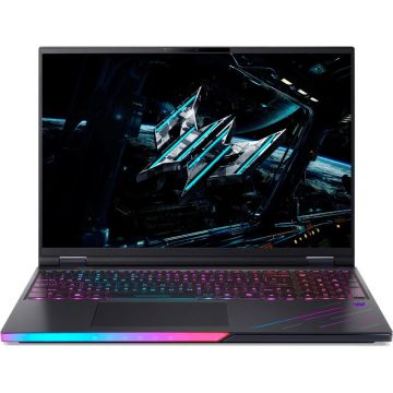 Acer Laptop Gaming Acer Predator Helios PH16-73-91HY, 16 inch, OLED WQXGA, Intel® Core™ Ultra 9 275HX, 64GB DDR5, 2x 1TB SSD, NVidia GeForce RTX 5090 24GB, Windows 11 Pro, Negru