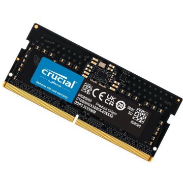 CRUCIAL Memorie notebook Crucial 32GB, DDR5, 5600MHz, CL46, 1.1V, Negru, CT32G56C46S5