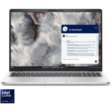 Dell Laptop DELL Pro 16 Plus PB16250, Display 16'' FHD+ 1920x1200, Procesor Intel® Core™ Ultra 7 265U, Memorie RAM 16GB DDR5, Capacitate de stocare 512GB SSD, Placa video integrata Intel Graphics, Windows 11 Pro, Gri