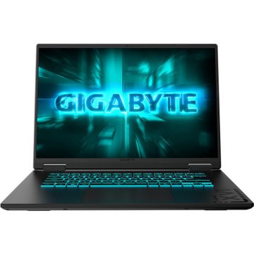 Gigabyte Laptop pentru gaming GIGABYTE A16, 3VHK3EE894SD, Display 16 WUXGA 1920 x 1200, Procesor  AMD Ryzen 7 260, Memorie RAM 16 GB DDR5, Capacitate de stocare 1 TB SSD, Placa video dedicata nVidia GeForce RTX 5060 8GB GDDR7, Negru