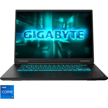 Gigabyte Laptop pentru gaming GIGABYTE A16, CVHI3EE894SD, Display 16 WUXGA 1920 x 1200, Proceso  Intel Core i7-13620H, Memorie RAM 16 GB DDR5, Capacitate de stocare 1 TB SSD, Placa video dedicata nVidia GeForce RTX 5060 8GB GDDR7, Negru