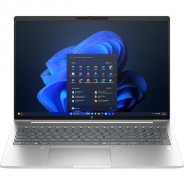 HP Laptop HP ProBook 4 G1a AD2K3ET, 16 inch 1920 x 1200, AMD Ryzen 7, 8 MB 16 MB cache, 24 GB DDR5, 512 GB SSD, AMD Radeon 780M Graphics, Windows 11 Pro, Argintiu