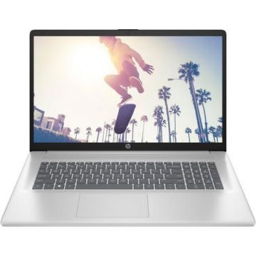 Laptop HP 17-cn3001nq (Procesor Intel® Core™ i5-1334U (12M Cache, up to 4.60 GHz, with IPU) 17.3inch FHD, 16GB, 1TB SSD, Intel Iris Xe Graphics, Argintiu)