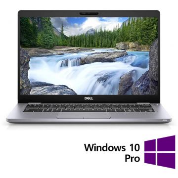 Laptop Refurbished Latitude 5310 FHD 13.3 inch Intel Core i5-10310 8GB 256GB SSD Windows 10 Pro Grey