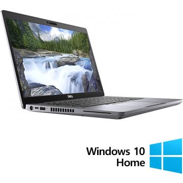 Laptop Refurbished Latitude 5410 FHD 14 inch Intel Core i5-10310U 8GB 256GB SSD Windows 10 Home Grey