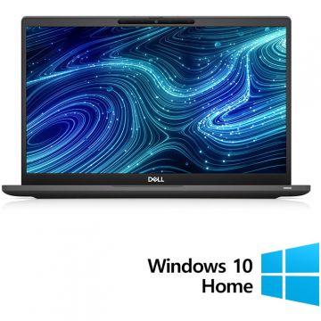 Laptop Refurbished Latitude 7320 FHD 13.3 inch Intel Core i5-1135G7 8GB 256GB SSD Windows 10 Home Black