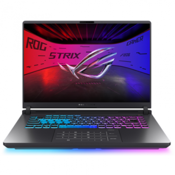Laptop ROG Strix G16 WQXGA Intel Core Ultra 9 275HX 16GB 2TB PCIe RTX 5080 Free Dos Eclipse Gray