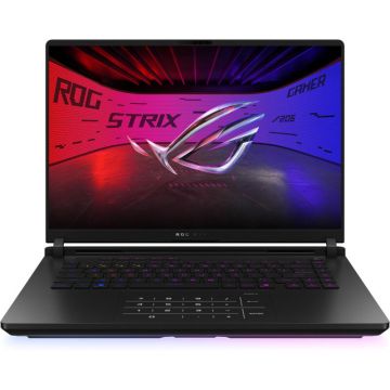 Laptop ROG Strix Scar 16 inch Intel Core Ultra 9 275HX 64GB 2TB PCIe RTX 5090 Windows 11 Pro Off Black