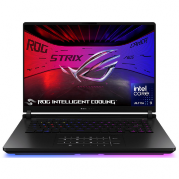Laptop ROG Strix Scar MiniLED 16 inch Intel Core Ultra 9 275HX 64GB 4TB PCIe RTX 5080 Free Dos Off Black