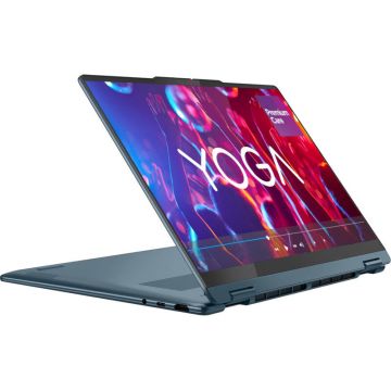 Laptop Yoga 7 WQXGA+ 14 inch AMD Ryzen AI 7 350 24GB 1TB SSD Windows 11 Home Tidal Teal