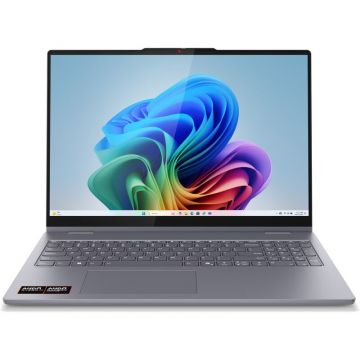 Lenovo Laptop Lenovo IdeaPad 5 2-in-1 16AKP10, Display 16'' WUXGA 1920 x 1200, IPS, Touch, Procesor AMD Ryzen™ Al 7 350, Memorie RAM 16GB LPDDR5x, Capacitate de stocare 1TB SSD, Placa video integrata AMD Radeon 860M, Windows 11 Home, Gri