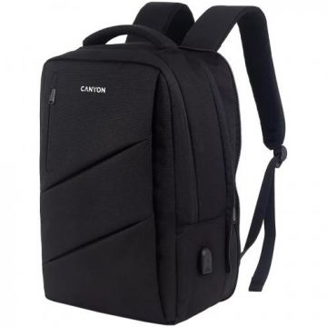 Rucsac Canyon BPE-5, pentru laptop de 15.6inch, Negru