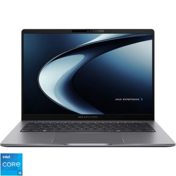 Laptop ASUS 14'' ExpertBook P3 P3405CVA, WQXGA 144Hz, Procesor Intel® Core™ i5-13420H (12M Cache, up to 4.60 GHz), 16GB DDR5, 512GB SSD, Intel UHD, No OS, Misty Grey