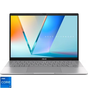 Laptop ASUS 14'' Vivobook S14 S3407VA, WUXGA, Procesor Intel® Core™ i7-13620H (24M Cache, up to 4.90 GHz), 16GB DDR5, 1TB SSD, Intel UHD, No OS, Cool Silver