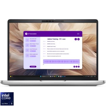 Laptop DELL 13.3'' Pro 13 Plus PB13250, FHD+ Touch, Procesor Intel® Core™ Ultra 5 235U (12M Cache, up to 4.90 GHz), 32GB DDR5, 512GB SSD, Intel Graphics, Win 11 Pro, 3Yr ProSupport