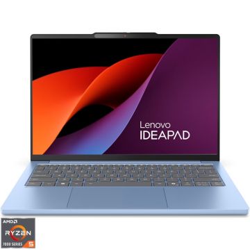Laptop Lenovo 13.3'' IdeaPad Slim 5 13ARP10, WUXGA IPS, Procesor AMD Ryzen™ 5 7535HS (16M Cache, up to 4.55 GHz), 16GB LPDDR5X, 512GB SSD, AMD Radeon 660M, No OS, Polar Blue