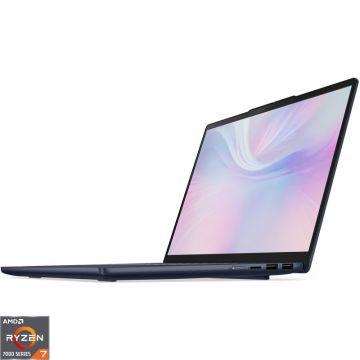 Laptop Lenovo 14'' IdeaPad Slim 5 14ARP10, WUXGA OLED, Procesor AMD Ryzen™ 7 7735HS (16M Cache, up to 4.75 GHz), 16GB DDR5, 1TB SSD, AMD Radeon 680M, No OS, Cosmic Blue