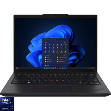 Laptop Lenovo 14'' ThinkPad L14 Gen 6, WUXGA IPS, Procesor Intel® Core™ Ultra 7 255U (12M Cache, up to 5.20 GHz), 16GB DDR5, 512GB SSD, Intel Graphics, Win 11 Pro, Black
