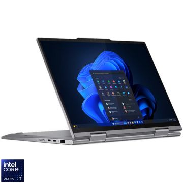 Laptop Lenovo 14'' ThinkPad X1 2-in-1 Gen 9, WUXGA IPS Touch, Procesor Intel® Core™ Ultra 7 155U (12M Cache, up to 4.80 GHz), 16GB LPDDR5X, 512GB SSD, Intel Graphics, Win 11 Pro, Grey