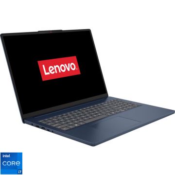 Laptop Lenovo 16'' IdeaPad Slim 3 16IRH10, WUXGA IPS, Procesor Intel® Core™ i7-13620H (24M Cache, up to 4.90 GHz), 24GB DDR5, 1TB SSD, Intel UHD, No OS, Cosmic Blue