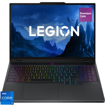 Laptop Lenovo Gaming 15.1'' Legion 5 15IRX10, WQXGA OLED 165Hz, Procesor Intel® Core™ i7 14700HX (33M Cache, up to 5.50 GHz), 24GB DDR5, 1TB SSD, GeForce RTX 5050 8GB, No OS, Eclipse Black, 3Yr Onsite Premium Care