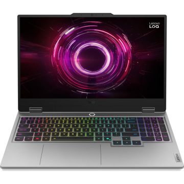 Laptop Lenovo Gaming 15.6'' LOQ 15AHP10, FHD IPS 144Hz G-Sync, Procesor AMD Ryzen™ 7 250 (16M Cache, up to 5.1 GHz), 32GB DDR5, 1TB SSD, GeForce RTX 5060 8GB, No OS, Luna Grey