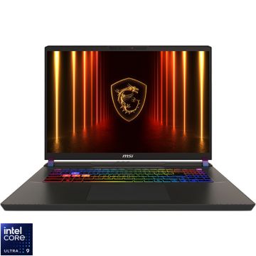 Laptop MSI Gaming 17'' Vector 17 HX AI A2XWIG, QHD+ 240Hz, Procesor Intel® Core™ Ultra 9 275HX (36M Cache, up to 5.40 GHz), 32GB DDR5, 2TB SSD, GeForce RTX 5080 16GB, Win 11 Home, Cosmos Gray