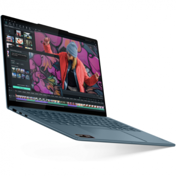 Laptop Yoga Slim 7 WUXGA 14 inch AMD Ryzen AI 7 350 16GB 1TB PCIe Windows 11 Home Tidal Teal