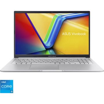 Asus Laptop ASUS Vivobook 15 X1502VA, 15.6'' FHD (1920x1080), Procesor Intel® Core™ i5-13420H, Memorie RAM 16GB DDR4, Capacitate de stocare 1TB SSD, Placa video integrata Intel UHD, No OS, Argintiu