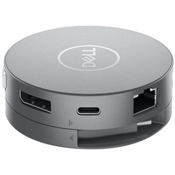 Dell Adaptor mobil Dell DA310, 7 in 1, USB-C, DL, Pro Travel Hub, Gri