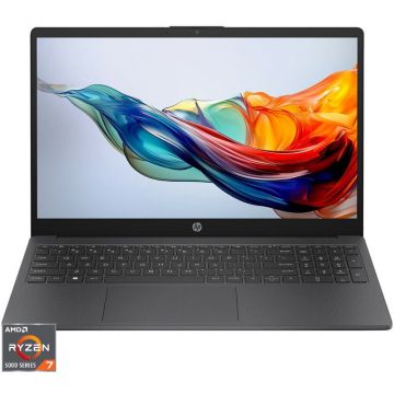 HP Laptop HP Laptop 15-fc0038nq, AMD Ryzen 7 5825U, 15.6 inch, Full HD, 16GB DDR4, 1TB SSD, AMD Radeon, Free DOS, Gri