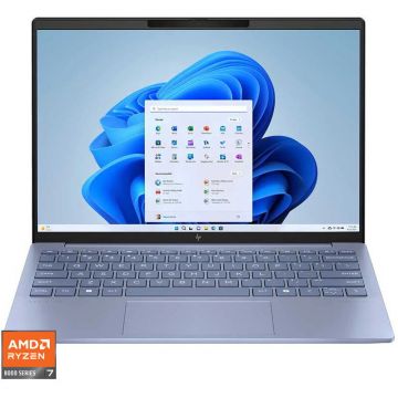 HP Laptop HP Pavilion Aero 13-bg0036nn, AMD Ryzen 7 8840U, 13.3 inch WQXGA, 16GB LPDDR5X, 1TB SSD, AMD Radeon 780M, Windows 11 Home, Albastru deschis