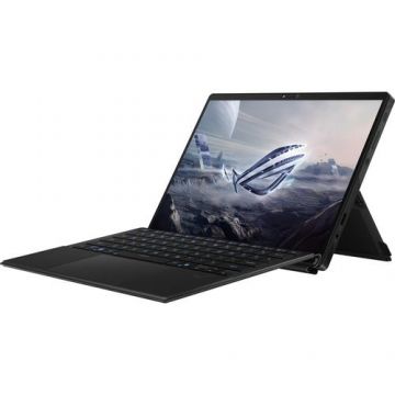 Laptop 2in1 ASUS ROG Flow Z13 GZ302EA (Procesor AMD Ryzen™ Al Max 390 (64M Cache, up to 5.0 GHz), 13.4inch 2.5K 180Hz Touch, 32GB LPDDR5X, 1TB SSD, AMD Radeon 8050S Graphics, Win 11 Pro, Negru)