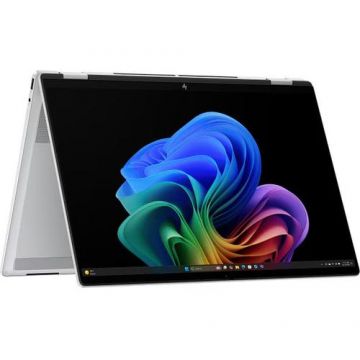 Laptop 2in1 HP OmniBook X FlipNGAI 16-as0020nn (Procesor Intel® Core™ Ultra 7 258V (12M Cache, up to 4.80 GHz) 16inch 3K OLED 120Hz Touch, 32GB LPDDR5X, 2TB SSD, Intel Arc 140V, Win 11 Home, Argintiu)