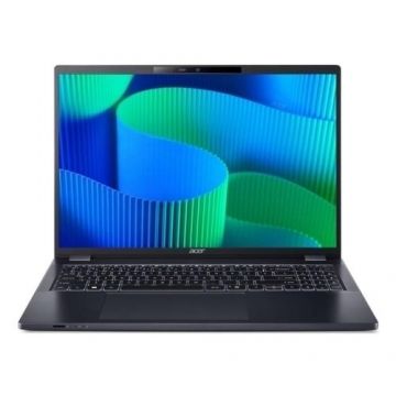 Laptop Acer TravelMate P4 TMP416-53 (Procesor Intel® Core™ Ultra 7 155U (12M Cache, up to 4.80 GHz) 16inch WUXGA, 32GB, 1TB SSD, Intel Integrated Graphics, Albastru)
