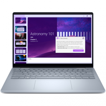 Laptop Dell 14 Plus DB04250 (Procesor Intel® Core™ Ultra 9 288V (12M Cache, up to 5.10 GHz) 14inch FHD+ Touchscreen, 32GB, 1TB SSD, Intel Arc 140V Graphics, Windows 11 Pro, Albastru)