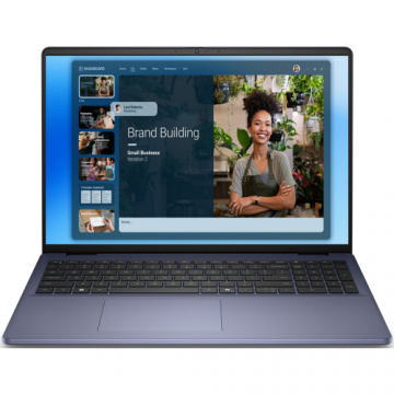 Laptop Dell 16 DC16251 (Procesor Intel Core 7 150U (12M Cache, up to 5.40 GHz) 16inch WUXGA, 32GB, 1TB SSD, Intel Graphics, Win 11 Pro, Albastru)