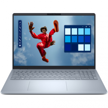 Laptop Dell 16 Plus DB16250 (Procesor Intel® Core™ Ultra 7 258V (12M Cache, up to 4.80 GHz) 16inch FHD+ Touch, 32GB, 1TB SSD, Intel Arc 140V Graphics, Windows 11 Pro, Albastru)