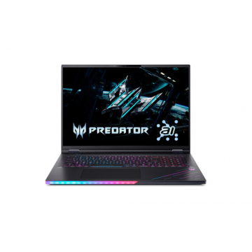 Laptop Gaming Acer Predator Helios 18 AI PH18-73 (Procesor Intel® Core™ Ultra 9 275HX (36M Cache, up to 5.40 GHz), 18inch WQUXGA Mini LED 120Hz, 96GB DDR5, 1TB + 2TB + 1TB SSD, NVIDIA GeForce RTX 5090 @24GB, Win 11 Pro, Negru)
