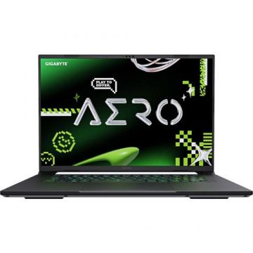 Laptop Gaming GIGABYTE AERO X16 1VH (Procesor AMD Ryzen™ AI 7 350 (16M Cache, up to 5.0 GHz), 16inch WQXGA 165Hz, 16GB DDR5, 1TB SSD, NVIDIA GeForce RTX 5060 @8GB, Win 11 Home, Negru/Alb)