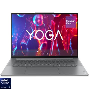 Laptop Lenovo 15.3'' Yoga Slim 7 15ILL9, 2.8K IPS Touch 120Hz, Procesor Intel® Core™ Ultra 7 256V (12M Cache, up to 4.80 GHz), 16GB LPDDR5X, 1TB SSD, Intel Arc 140V, Win 11 Home, Luna Grey, 3Yr Onsite Premium Care