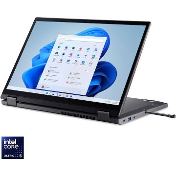 Acer Laptop Acer Aspire Spin 14 ASP14-52MTN-55MD, Procesor Intel® Core™ Ultra 5 115U, 14  WUXGA (1920x1200), IPS, Touch, Memorie RAM 16GB LPDDR5X, Capacitate 1TB SSD, Placa video integrata Intel® Graphics, Windows 11 Home, Steel Gray