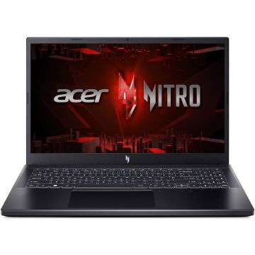 Acer Laptop Gaming Acer Nitro V 15 ANV15-51, Procesor Intel® Core™ i5-13420H, Display 15.6 Full HD (1920x1080), IPS, 144Hz, Memorie RAM 16GB DDR5, Capacitate 512GB SSD, Placa video dedicata NVIDIA® GeForce RTX™ 4050 6GB GDDR6, No OS, Negru