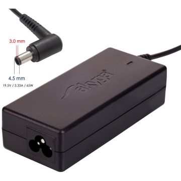 AKYGA Incarcator Laptop Akyga AK-ND-58, Compatibil Dell, 65 W, Negru