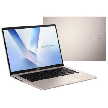 Asus Laptop Asus Vivobook 14 X1407CA-LY135, Ultra 5 225H ,14inch FHD 16GB RAM, 512GB, noOS, Auriu