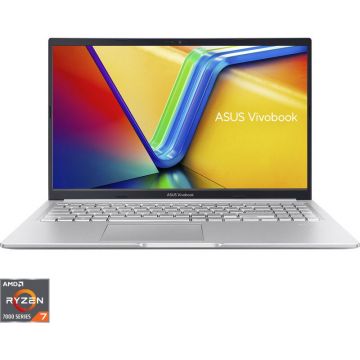 Asus Laptop ASUS Vivobook 15 M1502YA, Procesor AMD Ryzen™ 7 7730U, Display 15.6'' Full HD (1920x1080), IPS, Memorie RAM 8GB DDR4, Capacitate 512GB SSD, Placa video integrata AMD Radeon™ Graphics, No OS, Cool Silver