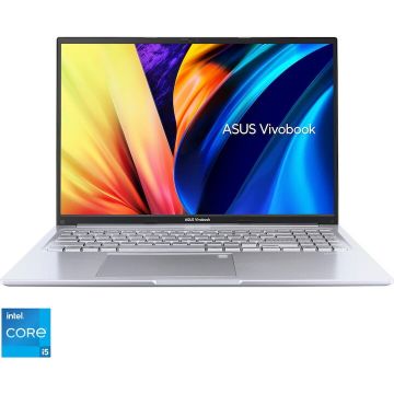 Asus Laptop ASUS Vivobook 16 A1605VA, Procesor Intel® Core™ i5-13420H, Display 16'' WUXGA (1920x1200), IPS, Memorie RAM 16GB DDR4, Capacitate 512GB SSD, Placa video integrata  Intel® UHD Graphics, No OS, Cool Silver