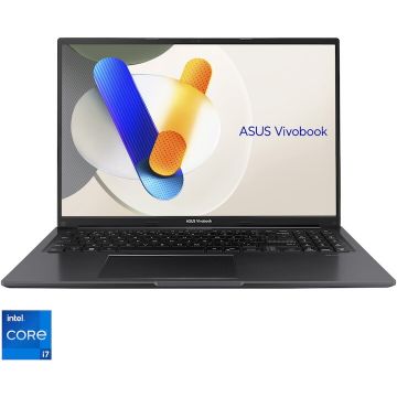Asus Laptop ASUS Vivobook 16 A1605VA, Procesor Intel® Core™ i7-13620H, Display 16'' WUXGA (1920x1200), IPS, Memorie RAM 16GB DDR4, Capacitate 1TB SSD, Placa video integrata Intel® UHD Graphics, No OS, Indie Black
